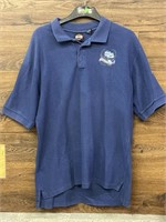 Harley Davidson button up polo XL