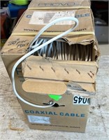 Near Full Box of Coax Cable