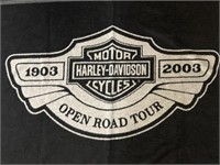 Harley Davidson fleece throw blanket 60x50