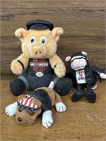 Harley Davidson collectible pigs/bulldog