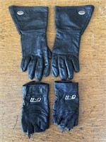 Women's leather Harley Davidson motorcycle gloves