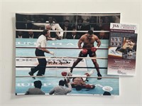 Michael Spinks signed photo. JSA