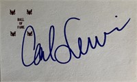 Carl Lewis original signature