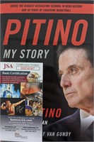 Rick Pitino signed hard cover book JSA