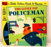 Vintage Little Fat Policeman record & book