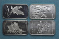 4 - Silver .999 Bars ( 4ozt TW )