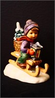 W German Hummel Ride Into Christmas figure