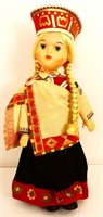 Vintage USSR/Latvian girl doll