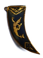 Vintage sterling Siamese enameled brooch/pin