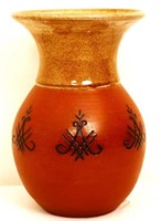 1988 signed handmade pottery vase