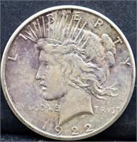 1922S peace dollar