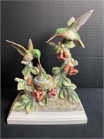 Ruby Throated Hummingbird Figurine Andrea
