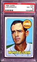 Graded 1969 Topps Luis Aparicio card