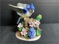 Royal Crown Blue Bird Figurine By J. Byron