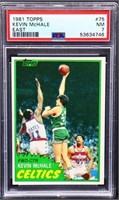 Graded 1981 Topps Kevin McHale basketball card