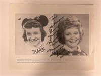 Mousketeer Sharon Baird signed photo