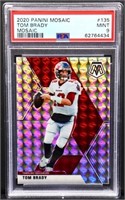 Graded mint 2020 Panini Tom Brady football card