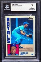 Graded 1984 Topps George Brett baseball card