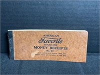 Vintage Unused Money Receipt Books