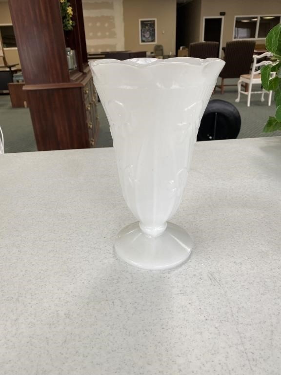 Milk Glass Vase