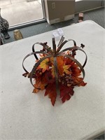 Fall, Metal, Pumpkin Centerpiece