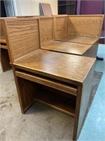 Small Desk w/ Divider 30"