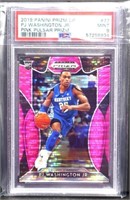 Graded mint 2019 Panini PJ Washington Jr card