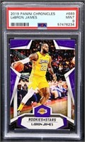 Graded mint 2019 Panini LeBron James card