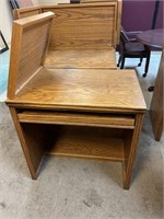 Small Desk w/ Divider 30"