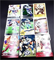 Lot of 9 football cards, inc Emmitt Smith