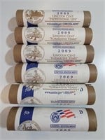 6 Rolls of 2009 Lincoln Memorial Cents