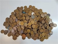 Over 4 lbs of Lincoln Wheat Pennies