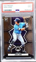 Graded mint 2022 Mosaic Josh Lowe card