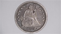 1874 Seated Liberty Quarter