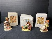 Goebel Hummel Lot Of 3 Figurines In Orig Box
