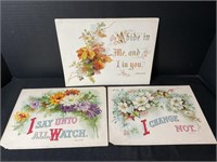 Vintage Litho Art Cards Germany