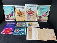 Stamp Collecting Booklet &  Albums Lot