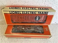 2 - LIONEL CARS - IN BOXES