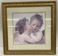 William Bourgereau ‘First Kiss’ Framed Art Print