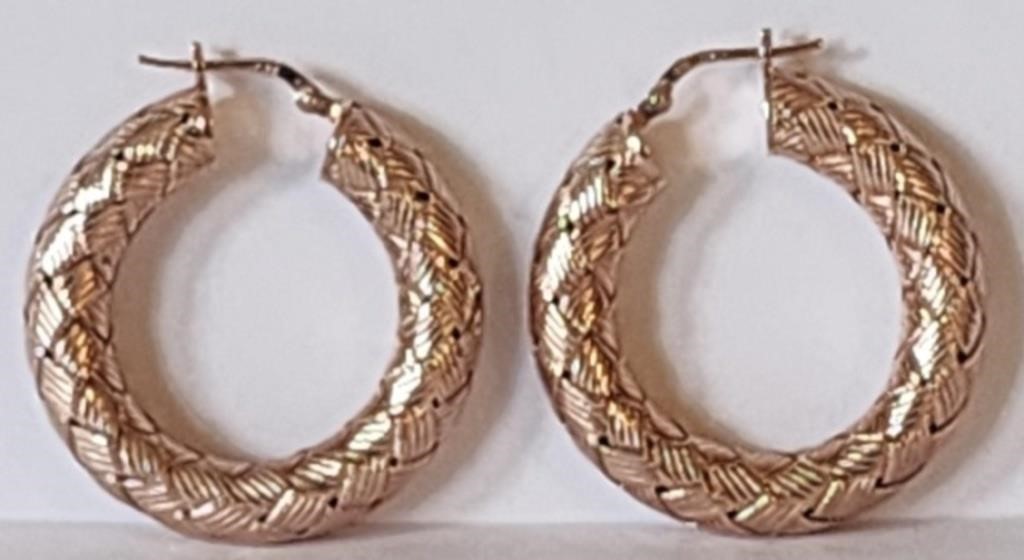 Pair of Vintage Vermiel Sterling Earrings