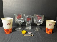 Schlitz Beer Glasses Lot