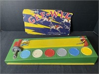 GEE Wiz Tin Metal Horse Race Game