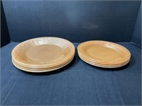 Fire King Laurel Leaf Peach Luster Plate Lot