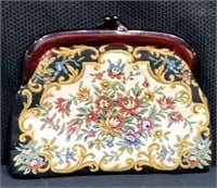 Vintage Petit-Point Clutch / Handbag
