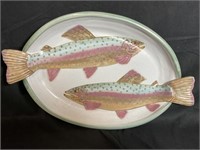 Allen & Williams Pottery Trout Fish Platter
