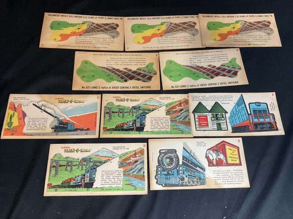 Lionel Nabisco Train O Rama Cut Outs