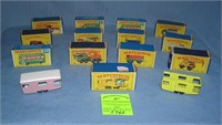 Collection of early Matchbox collector cars