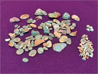 Assorted Turquoise Pieces, 30+
