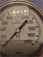 0-2000 Pressure Gauge Used