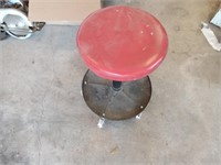 Rolling shop stool